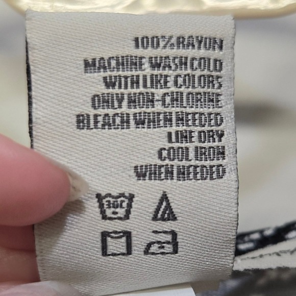 American Rag Midi Dress Plus‎ Size 2X Black Floral Boho Romantic Fairy Festival - Picture 7 of 7